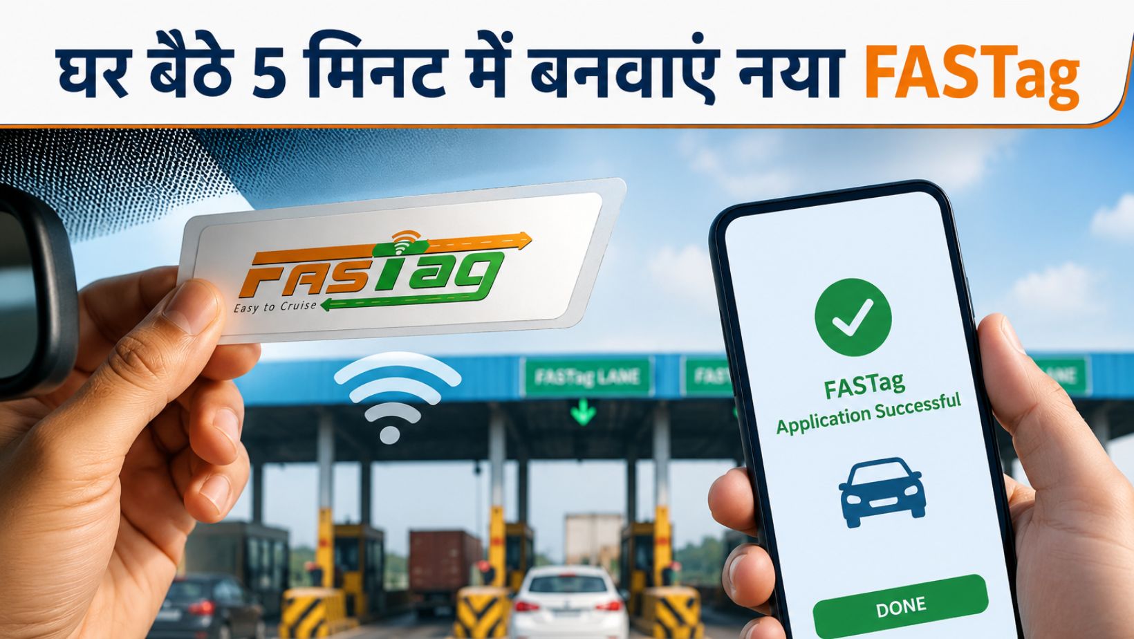 Online FASTag 2026 : फास्टैग बनवाना हुआ बेहद आसान, घर बैठे करें आवेदन और टोल पर बचाएं समय