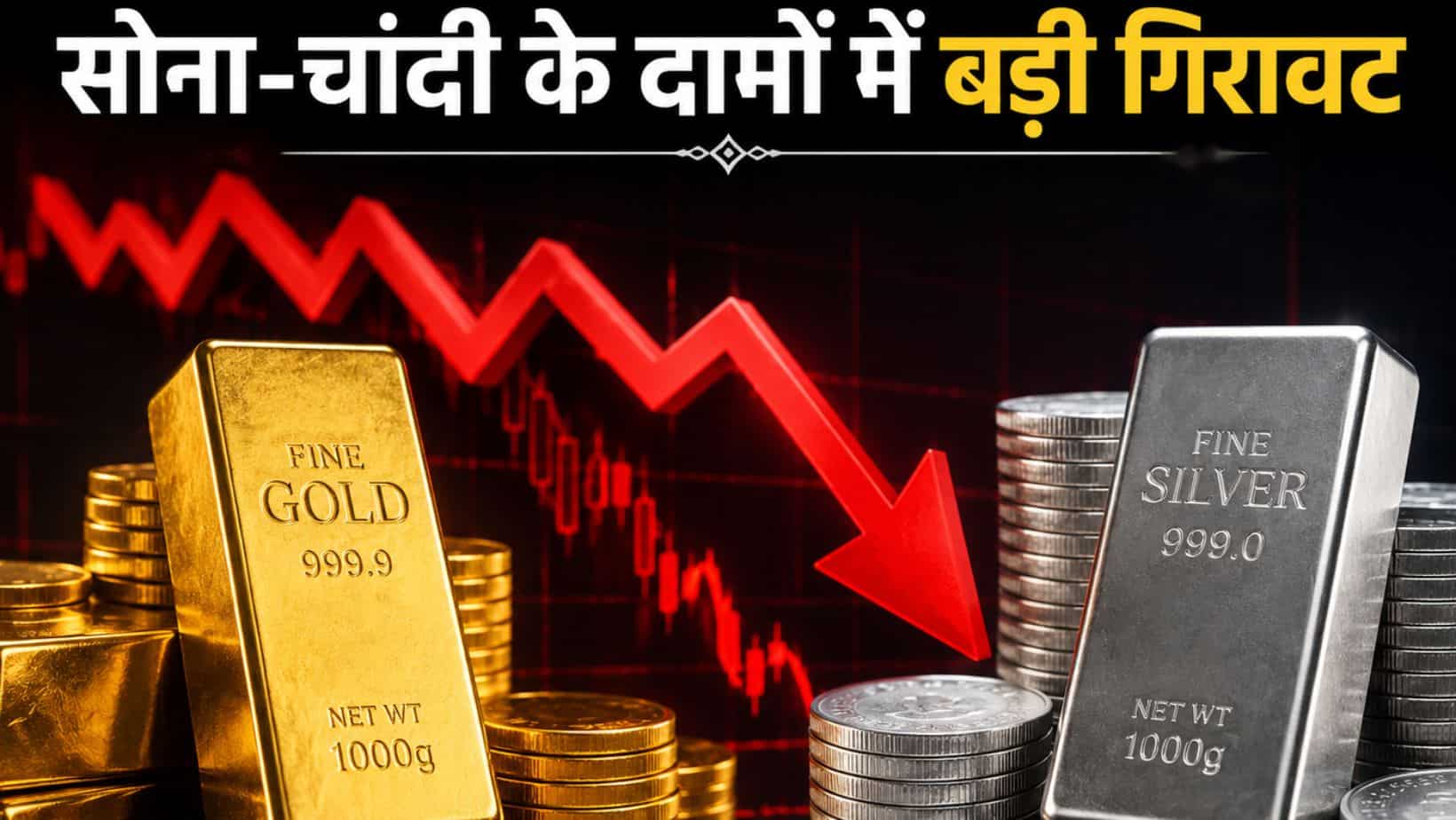 24 June Gold silver price : सोने-चांदी में मची बिकवाली की सुनामी, एक दिन में 10,500 तक टूटे भाव, खरीदारों की हुई बल्ले-बल्ले