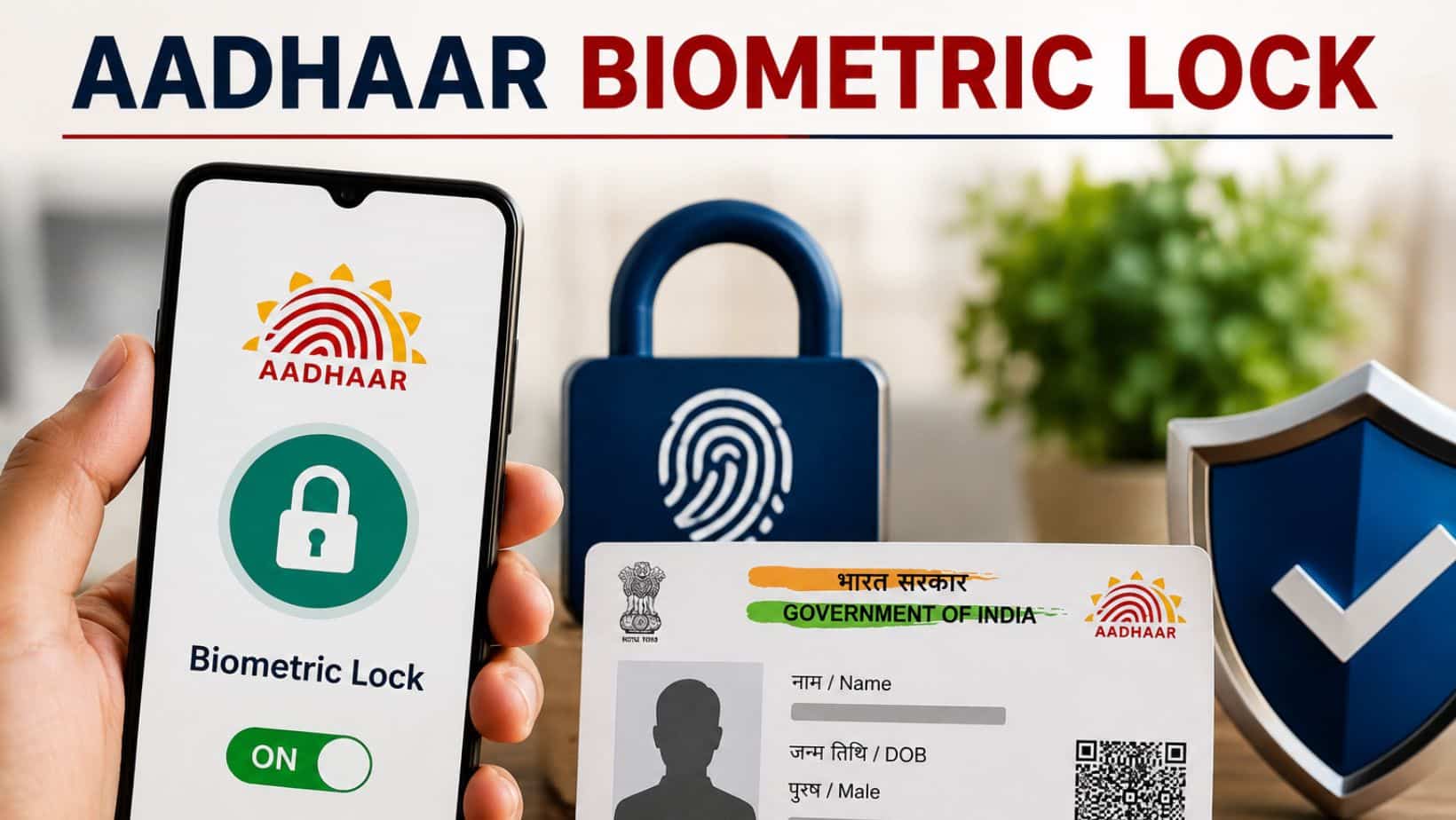 Aadhaar Biometric Lock : सिर्फ 2 मिनट का काम बचा सकता है आपका बैंक अकाउंट, जानिए कैसे करें फिंगरप्रिंट लॉक