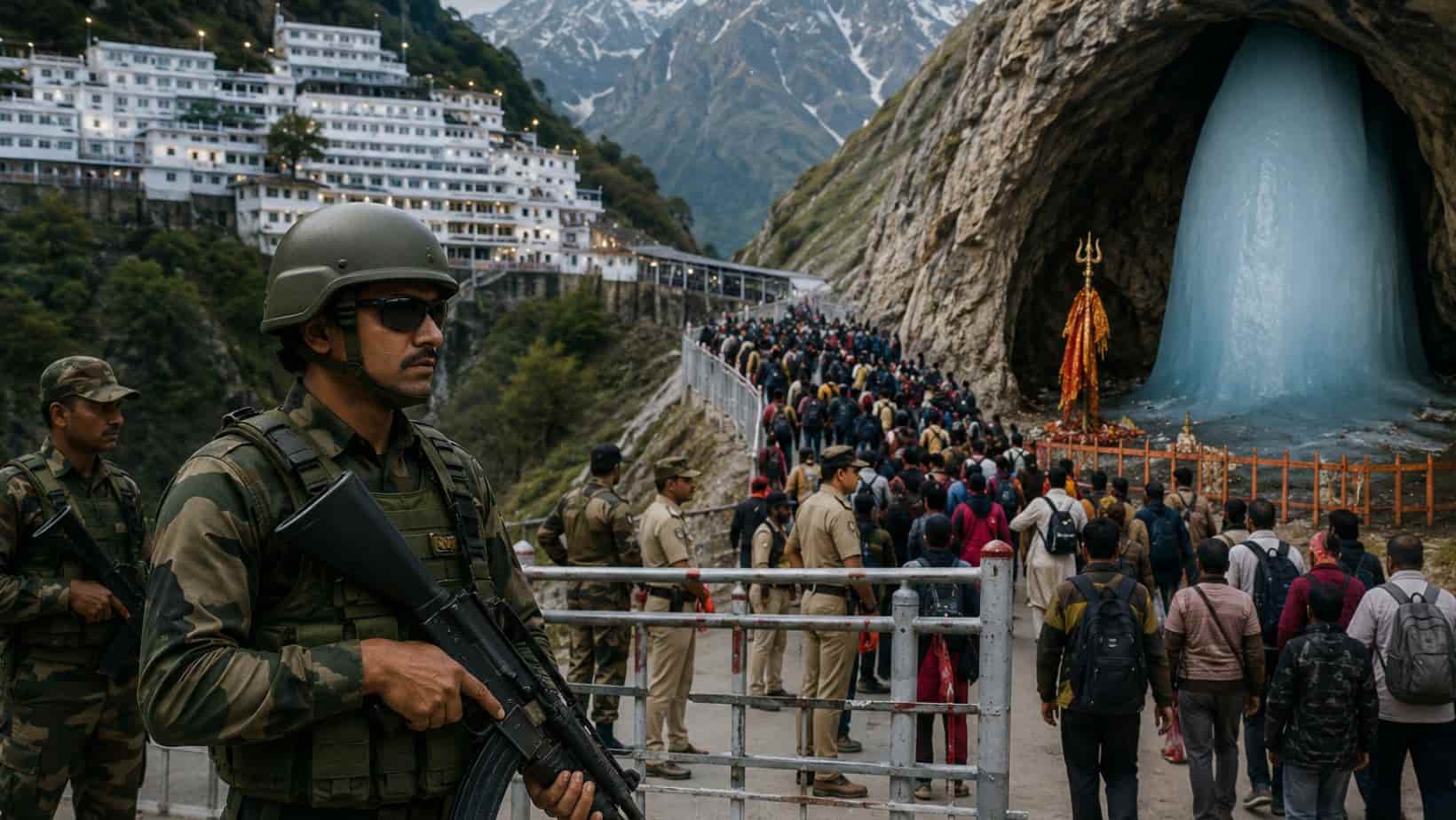 Amarnath Yatra 2026 : 67 हजार जवानों की तैनाती, वैष्णो देवी से कटड़ा तक हाई अलर्ट