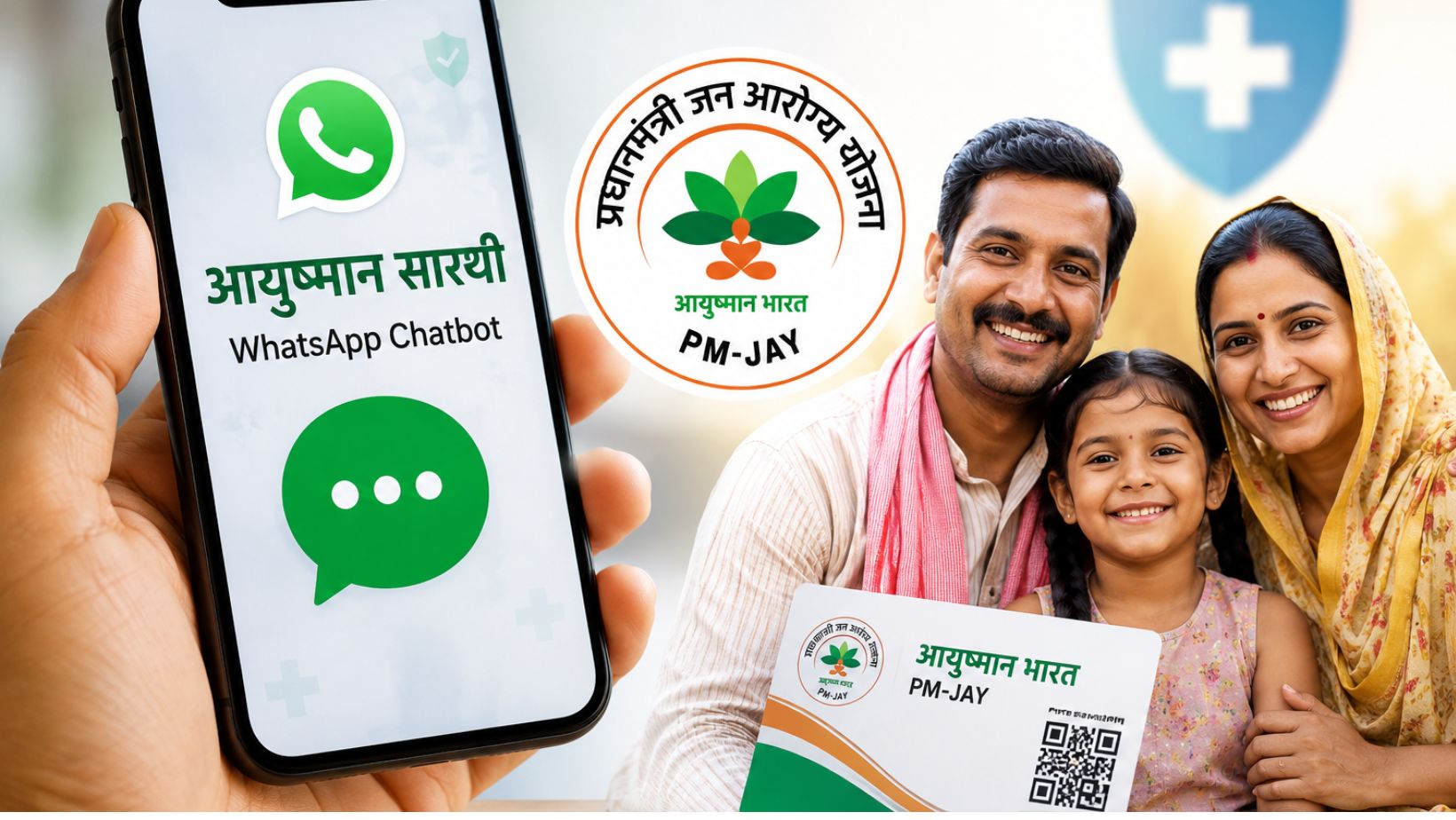 Ayushman Bharat : अब व्हाट्सएप पर मिलेगी आयुष्मान योजना की हर जानकारी, घर बैठे चेक करें कार्ड बैलेंस और अस्पताल