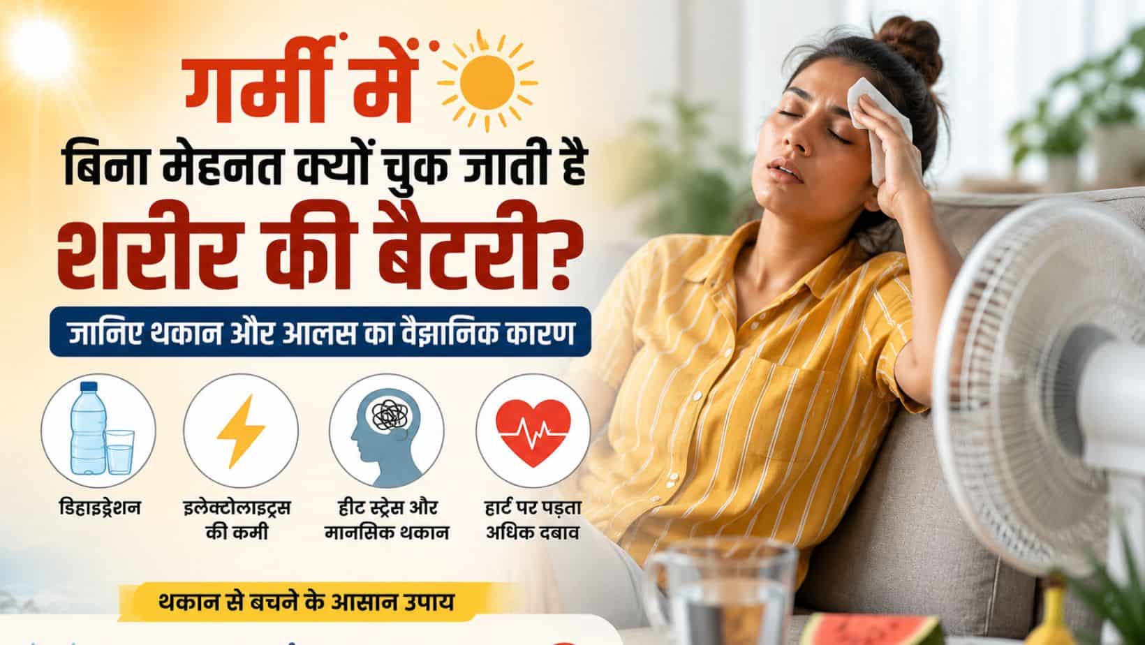 Health tips : गर्मी बढ़ते ही क्यों बढ़ जाता है आलस? शरीर के अंदर छिपा है जवाब
