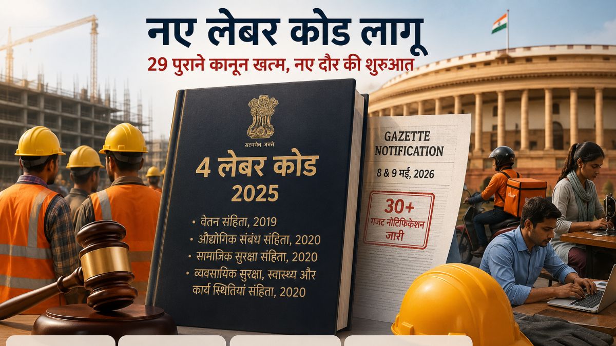 Salary New Rules :  29 कानून खत्म कर नए लेबर युग की शुरुआत, अब नौकरी नहीं, पूरा वर्क सिस्टम बदलेगा