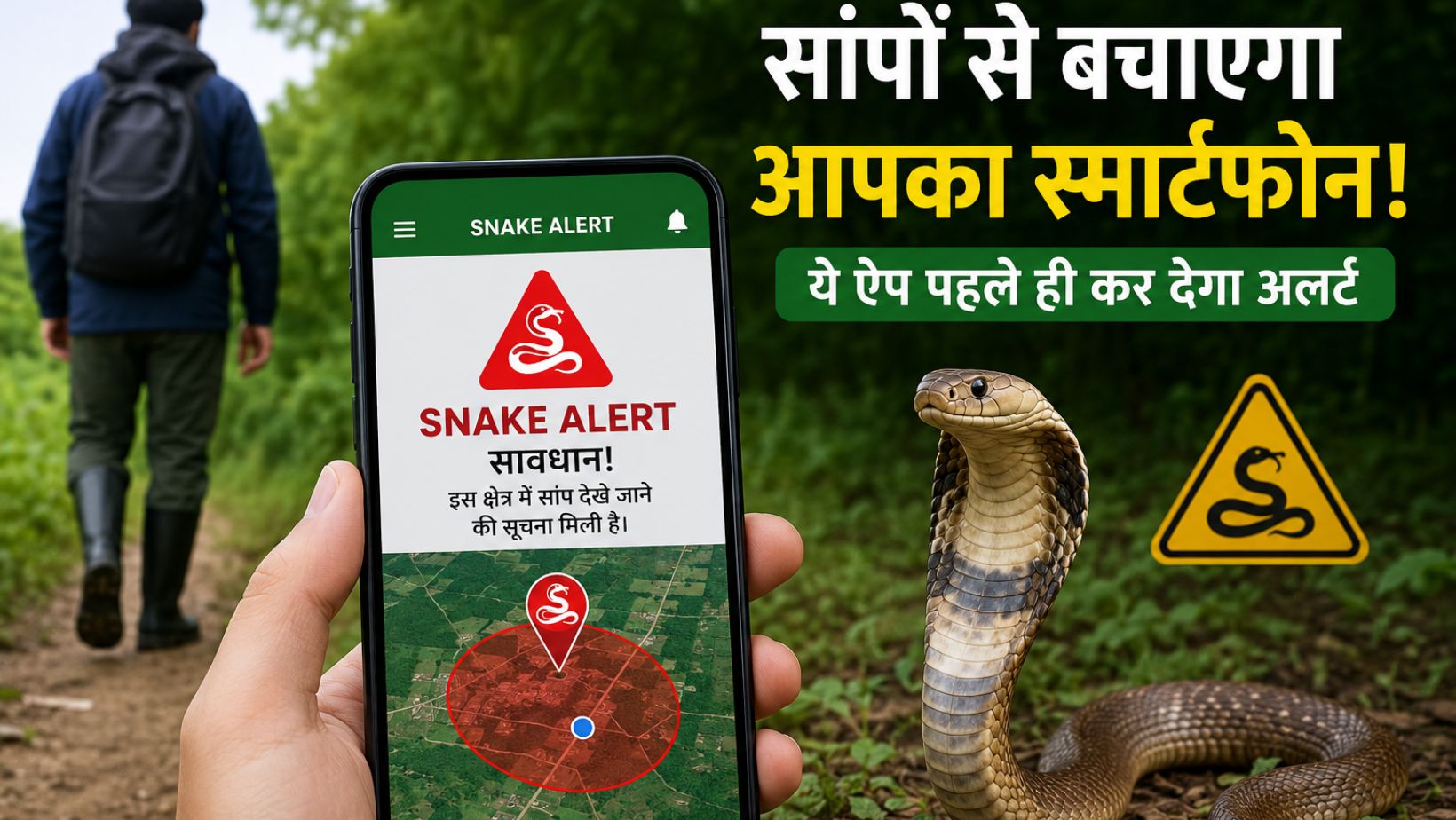 Snake Alert App : सिर्फ कॉल नहीं, अब सांपों से भी बचाएगा आपका स्मार्टफोन! जानिए कैसे
