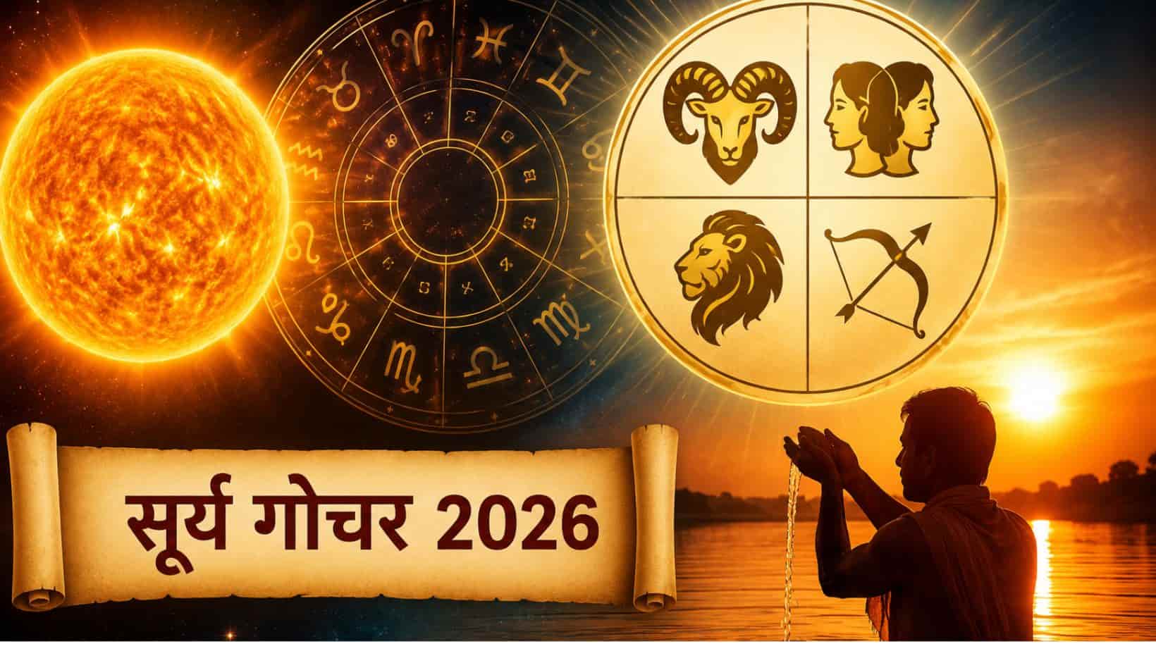 Sun Transit 2026 : 22 जून को आर्द्रा नक्षत्र में सूर्य का प्रवेश, मेष समेत 4 राशियों को मिलेगा बड़ा लाभ